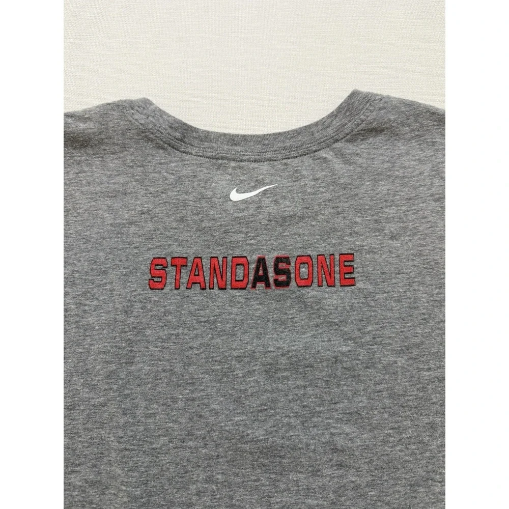 Tampa Spartans Soccer Nike Tee Long Sleeve Shirt Men's Size Large Gray